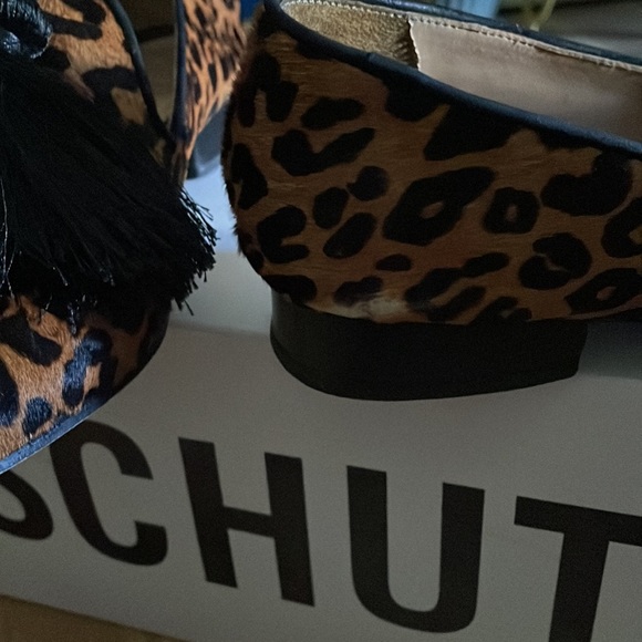 SCHUTZ Leopard Loafers size 9B - Picture 10 of 12